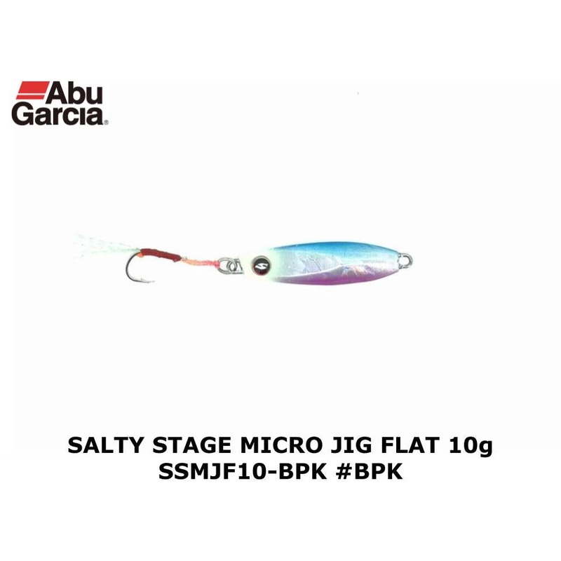 Abu Garcia Salty Stage Micro Jig Flat 10g SSMJF10-BPK #BPK