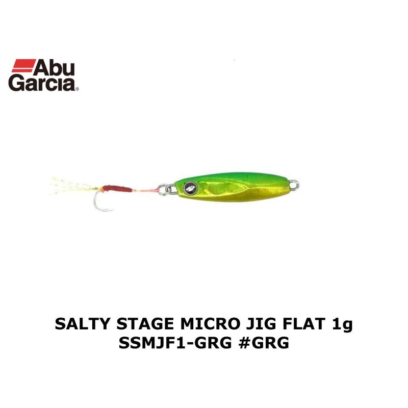Abu Garcia Salty Stage Micro Jig Flat 1g SSMJF1-GRG #GRG