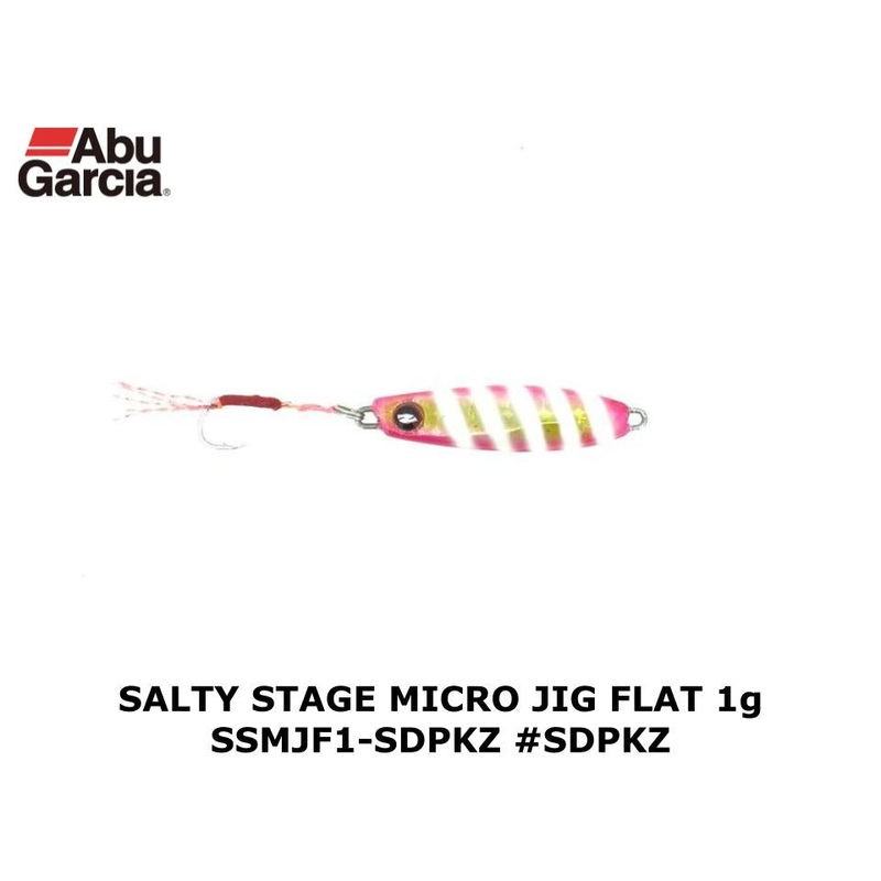 Abu Garcia Salty Stage Micro Jig Flat 1g SSMJF1-SDPKZ #SDPKZ