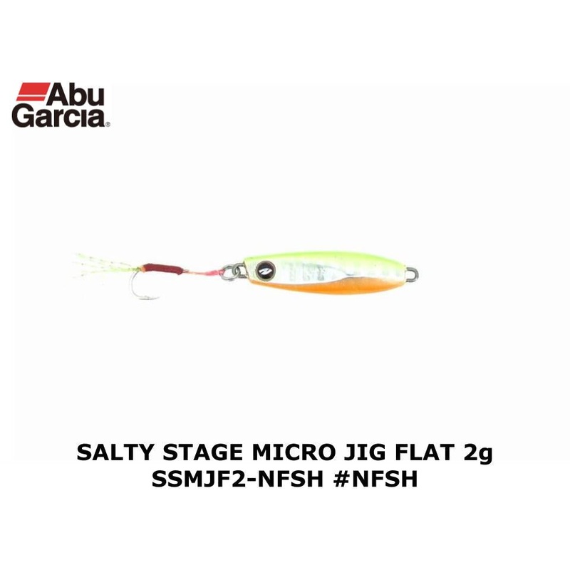 Abu Garcia Salty Stage Micro Jig Flat 2g SSMJF2-NFSH #NFSH