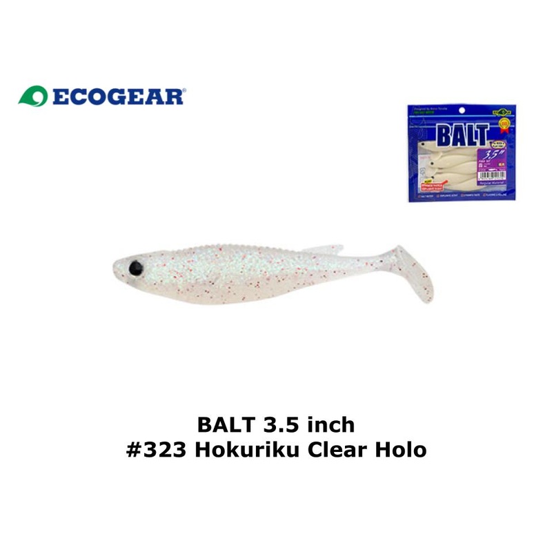 Ecogear Balt 3.5 inch #323 Hokuriku Clear Holo