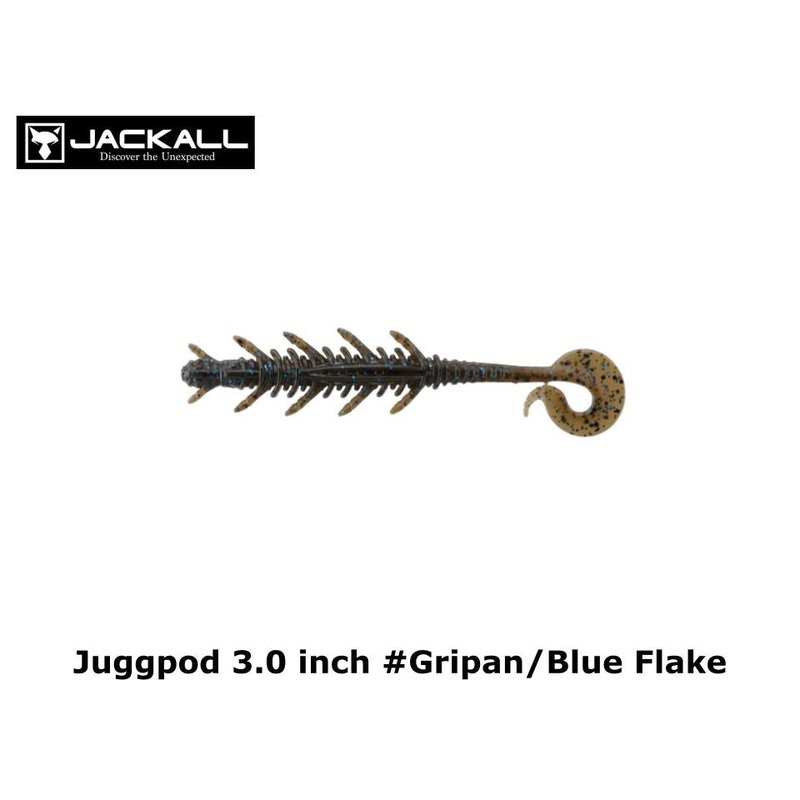 Jackall Juggpod 3.0 inch #Gripan/Blue Flake
