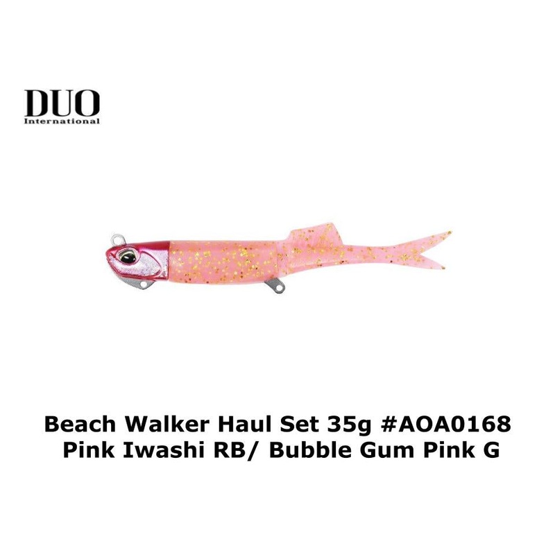 Duo Beach Walker Haul Set 35g #AOA0168 Pink Iwashi RB/ Bubble Gum Pink G