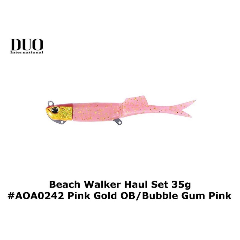 Duo Beach Walker Haul Set 35g #AOA0242 Pink Gold OB/ Bubble Gum Pink