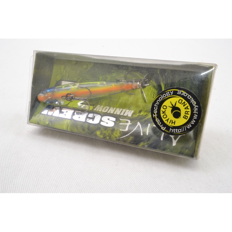 Alive Screw Minnow 70 Thinking #462 Lightning Scale Blue 7cm 6g