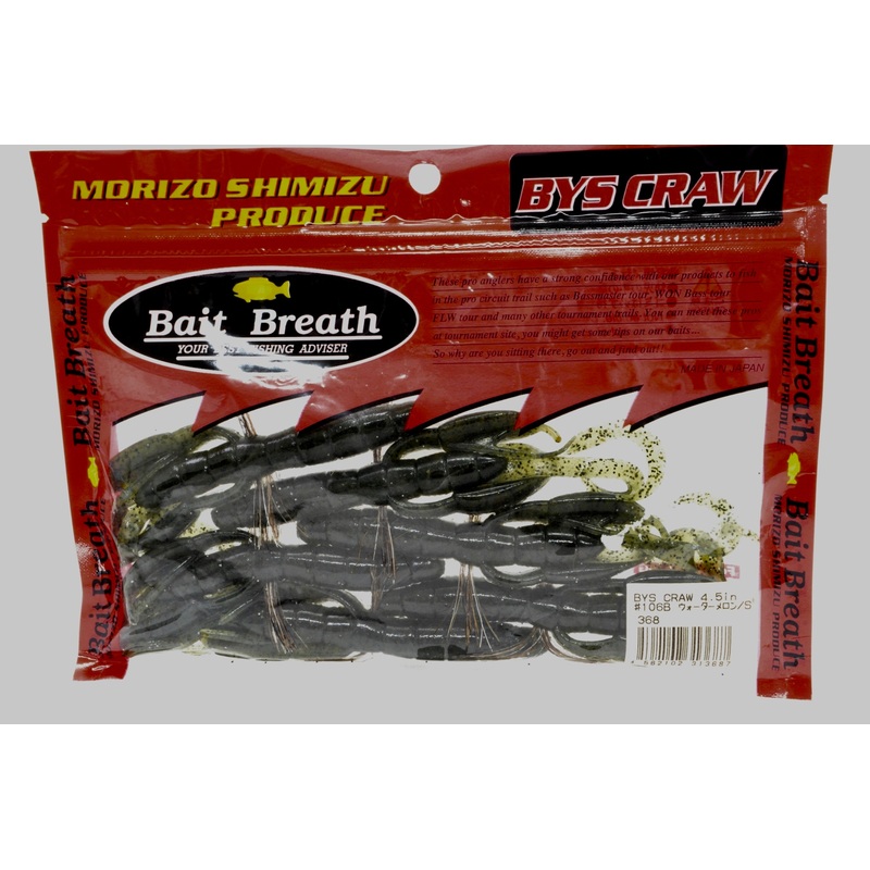 Bait Breath BYS Craw 4.5inch #106B Watermelon/S