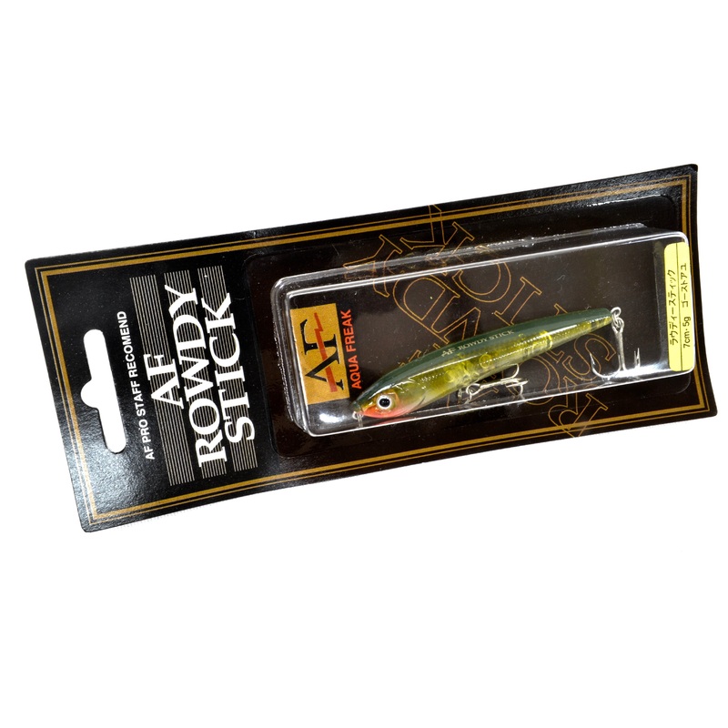 Aqua Freak AF Rowdy Stick 7cm 5g #ghost Ayu