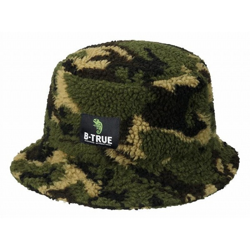 EVERGREEN Winter Hat B-TRUE Camo Boa Bucket Green Camo