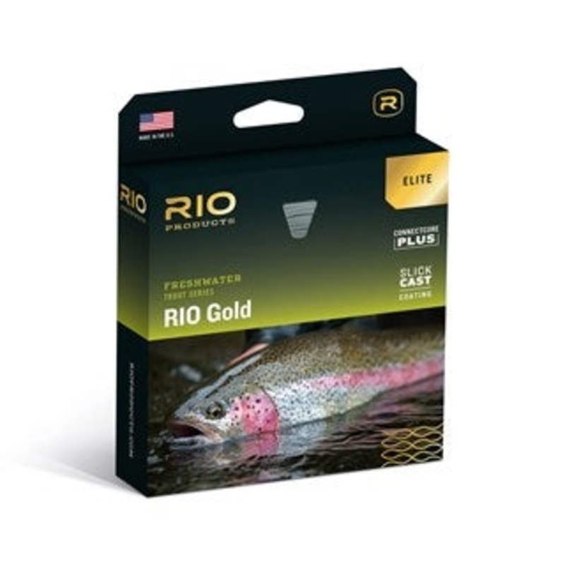 Rio Elite Gold - Slick Cast Fly Line - Moss/Gold/Gray