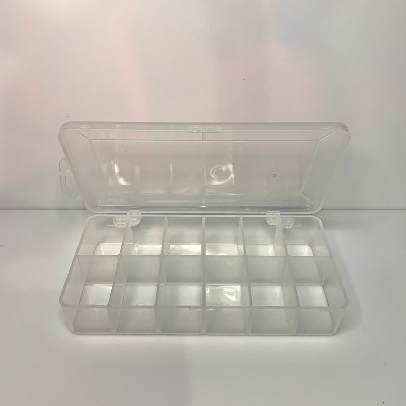 12 Compartment Drilled Dubbing Box