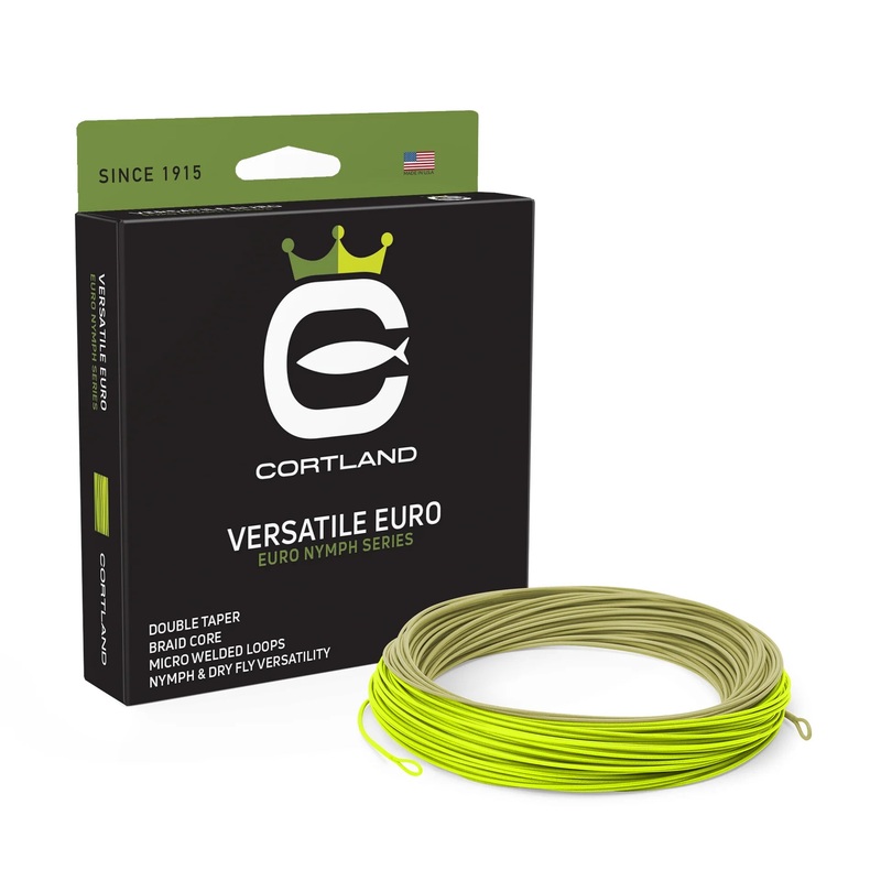 Cortland Versatile Euro Nymph Fly Line - Sage Green/Chartreuse -.022 - DT