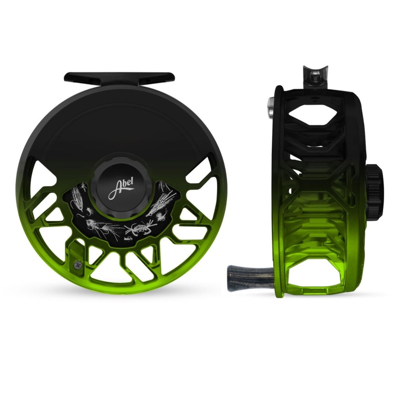 Abel Rove Reel - Black Fade Green