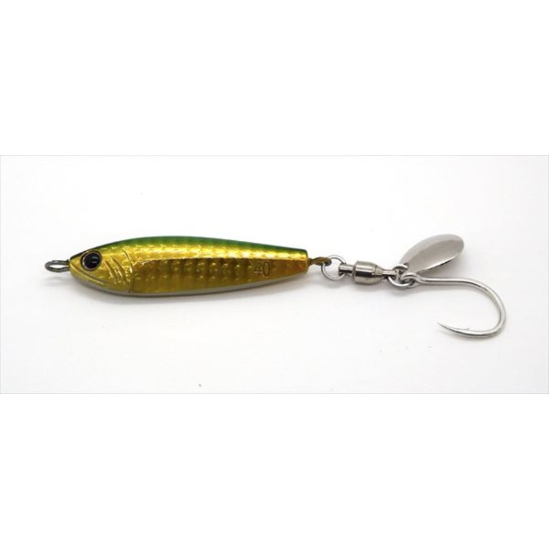 Sieg Metal Jig F Sardine Blade 40g Gold Green UV