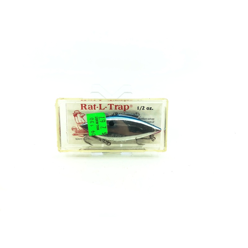 Bill Lewis Classics Rat-L-Trap #25B Chrome/Blue Back Color 1/2 oz with Box Old Stock