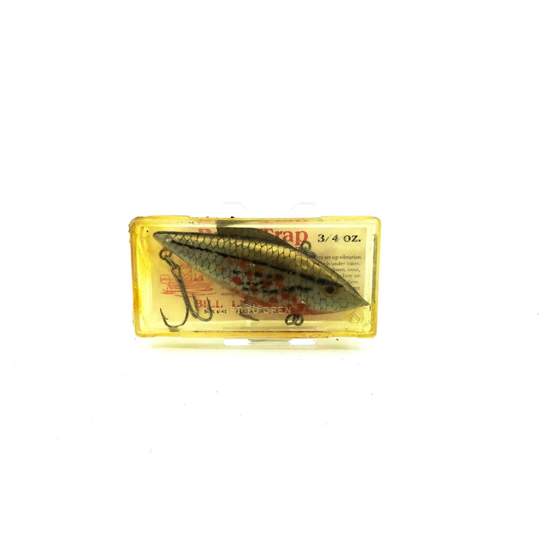 Bill Lewis Classics Rat-L-Trap #37 Chrome Bleeding Shiner Color 3/4 oz with Box Old Stock